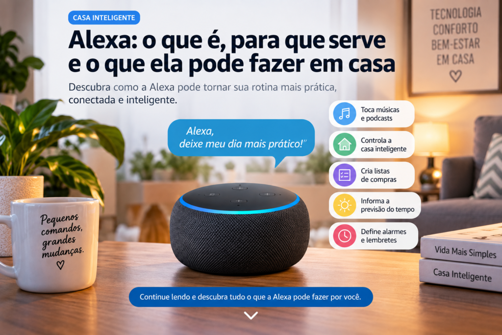 casa inteligente com Alexa